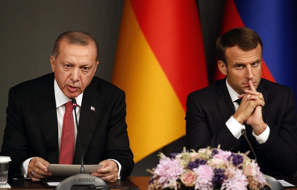 Recep Tayyip Erdogan et Emmanuel Macron