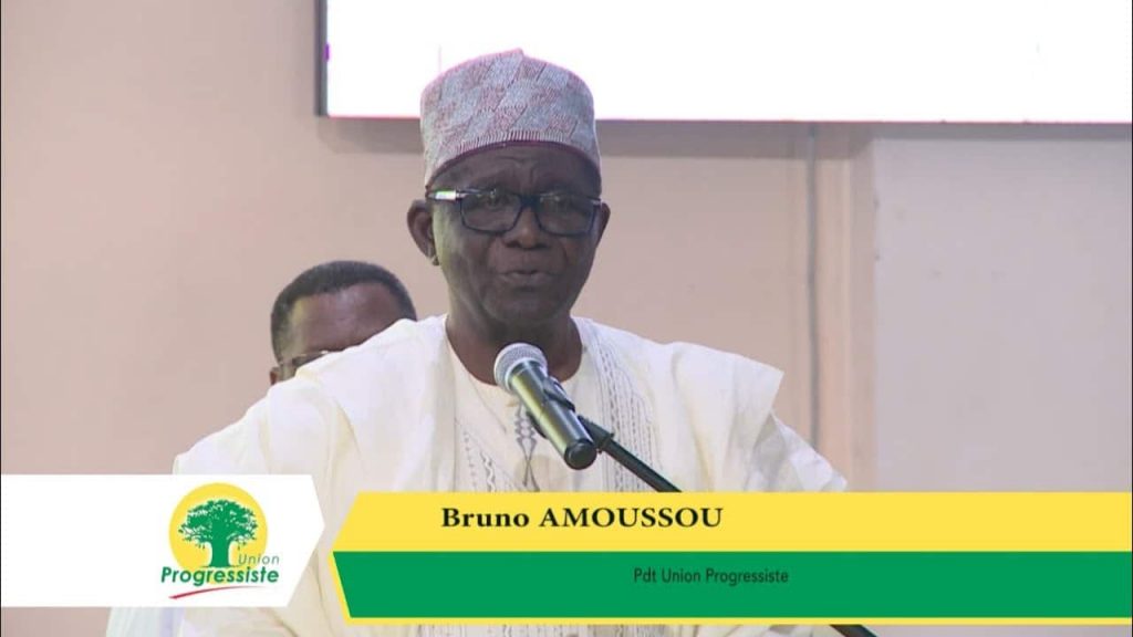 Bruno Amoussou, président de l'Union Progressiste