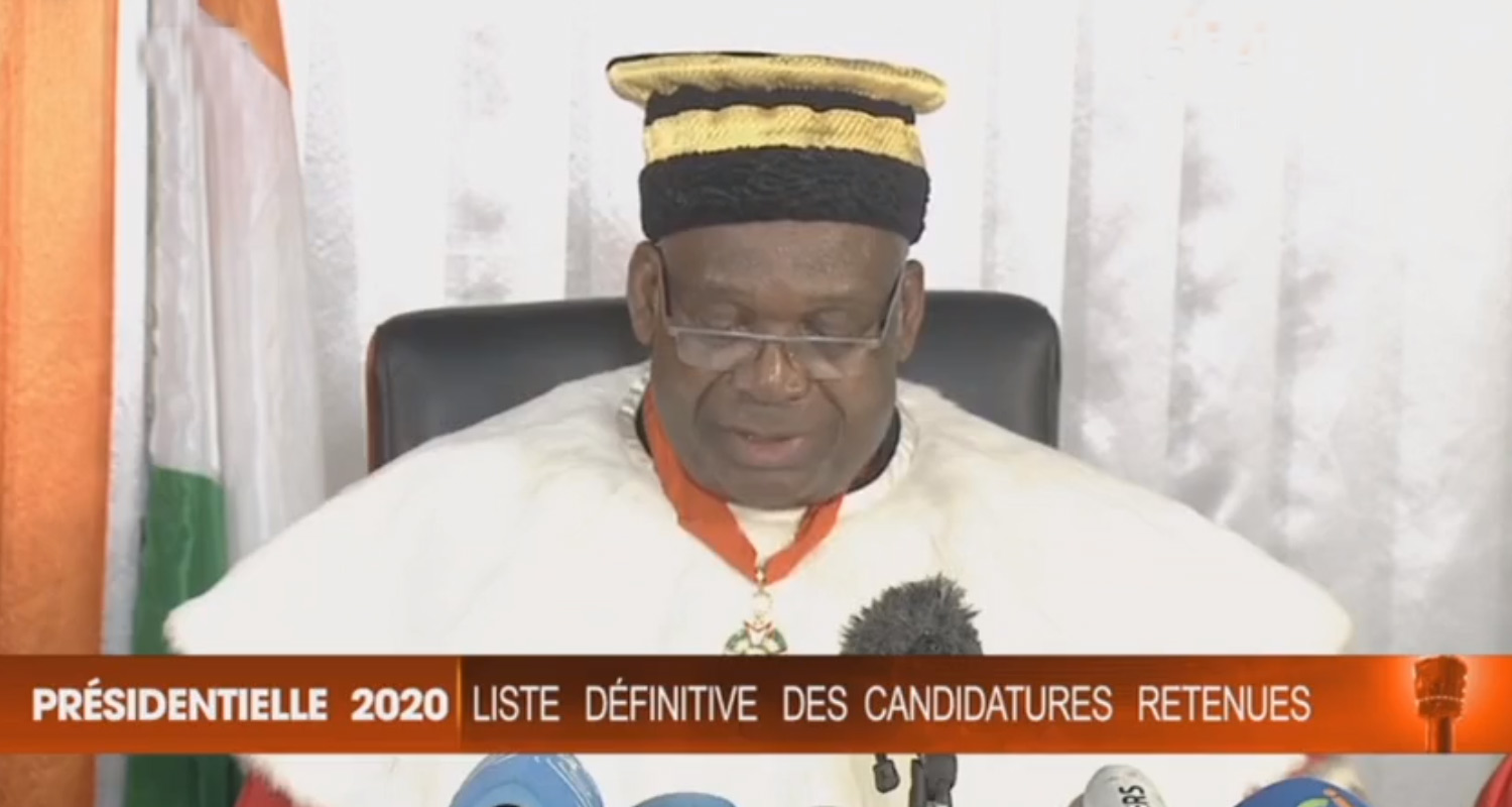 Mamadou Koné, président du conseil constitutionnel ivoirien