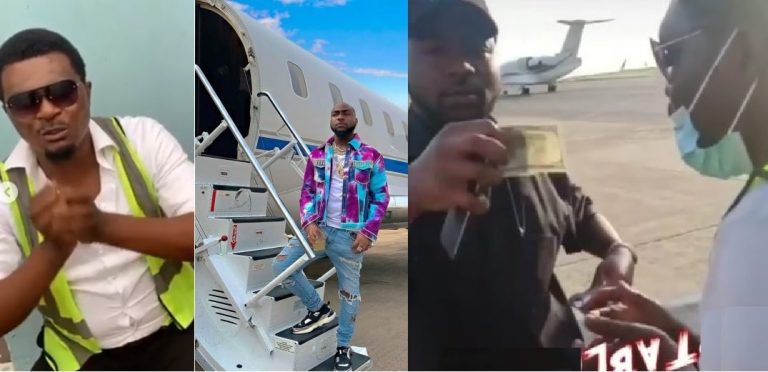 Vidéo : licencié pour avoir pris un pourboire de Davido, il demande de l&rsquo;aide à l&rsquo;artiste