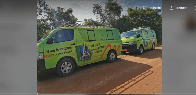 Bus de la rentrée 2020-2021 : des centaines de Kits scolaires distribuées par la fondation Etisalat à Ifangni