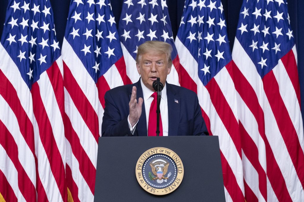 Le président américain Donald Trump