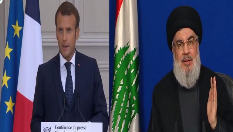 Crise libanaise: le chef du Hezbollah, Hassan Nasrallah, remet Emmanuel Macron à sa place