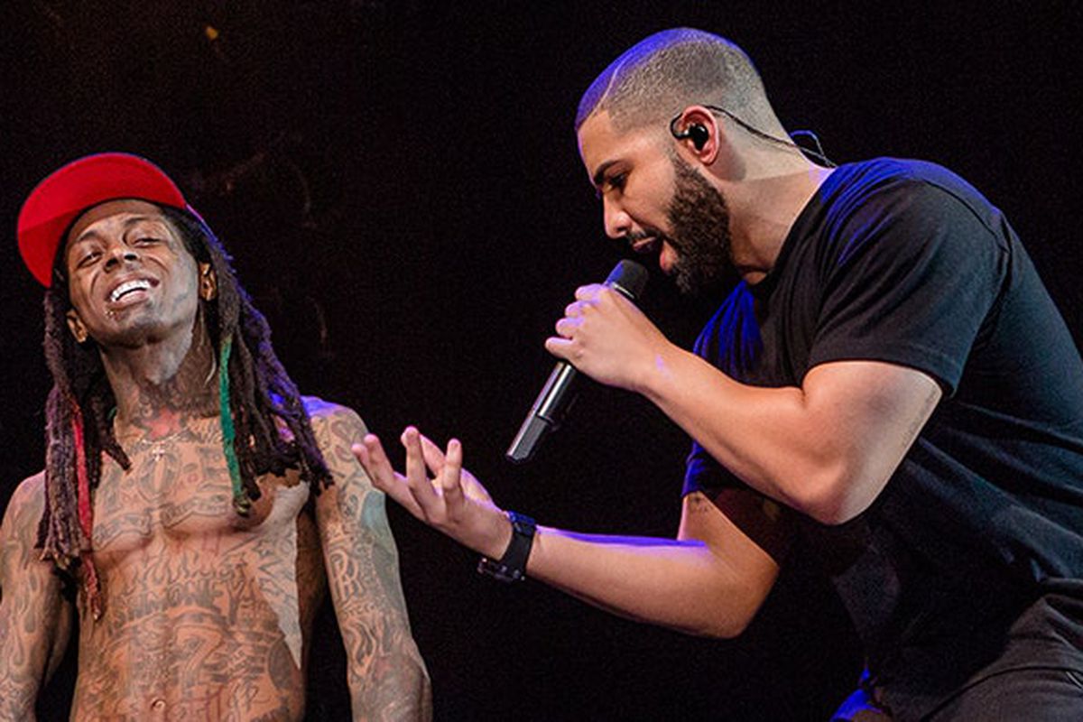 Le rappeur canadien Drake à Lil Wayne