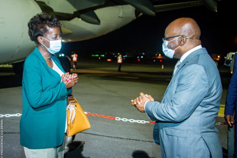 Bénin: arrivée de Louise Mushikiwabo, la Secrétaire générale de l’OIF