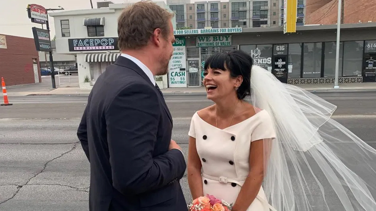 Mariage David Harbour et Lily Allen @ INSTAGRAM