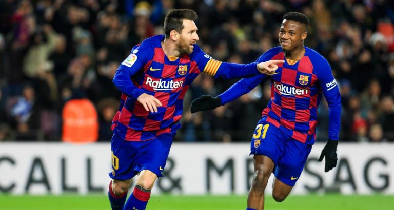 Liga:  Lionel Messi donne le sourire au Barça