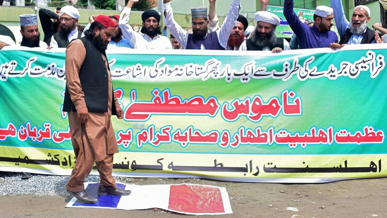 La réédition des caricatures de Mahomet par « Charlie Hebdo » provoque une manifestation au Pakistan