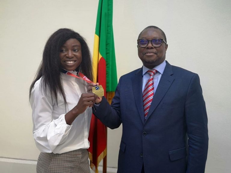 Noélie Yarigo reçue par l&rsquo;ambassadeur du Bénin en France