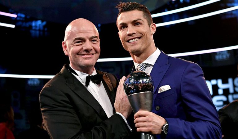 « CR 101 » : Gianni Infantino réagit au nouvel exploit de Critiano Ronaldo