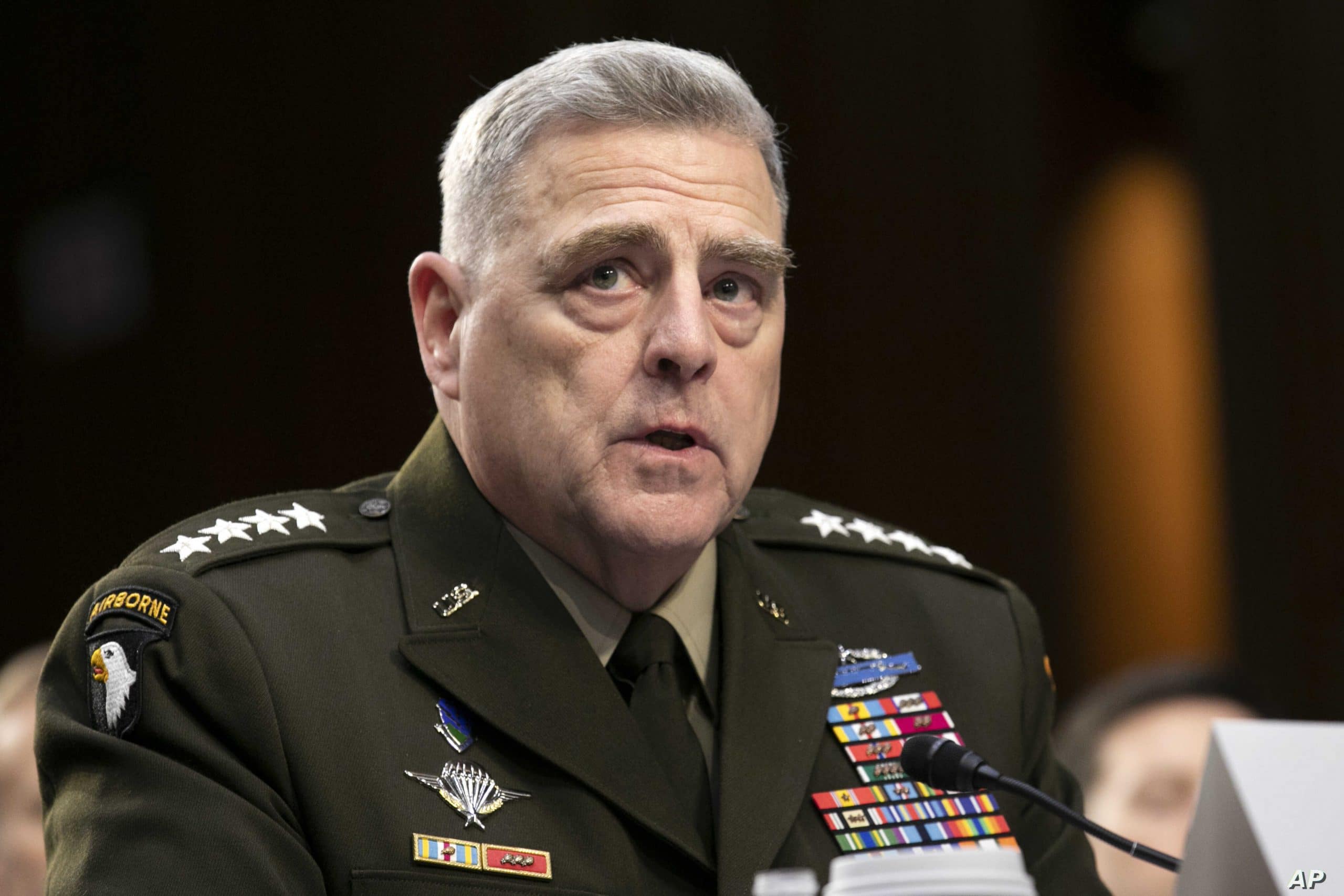 Général Mark Milley, Chef d'état-major américain,