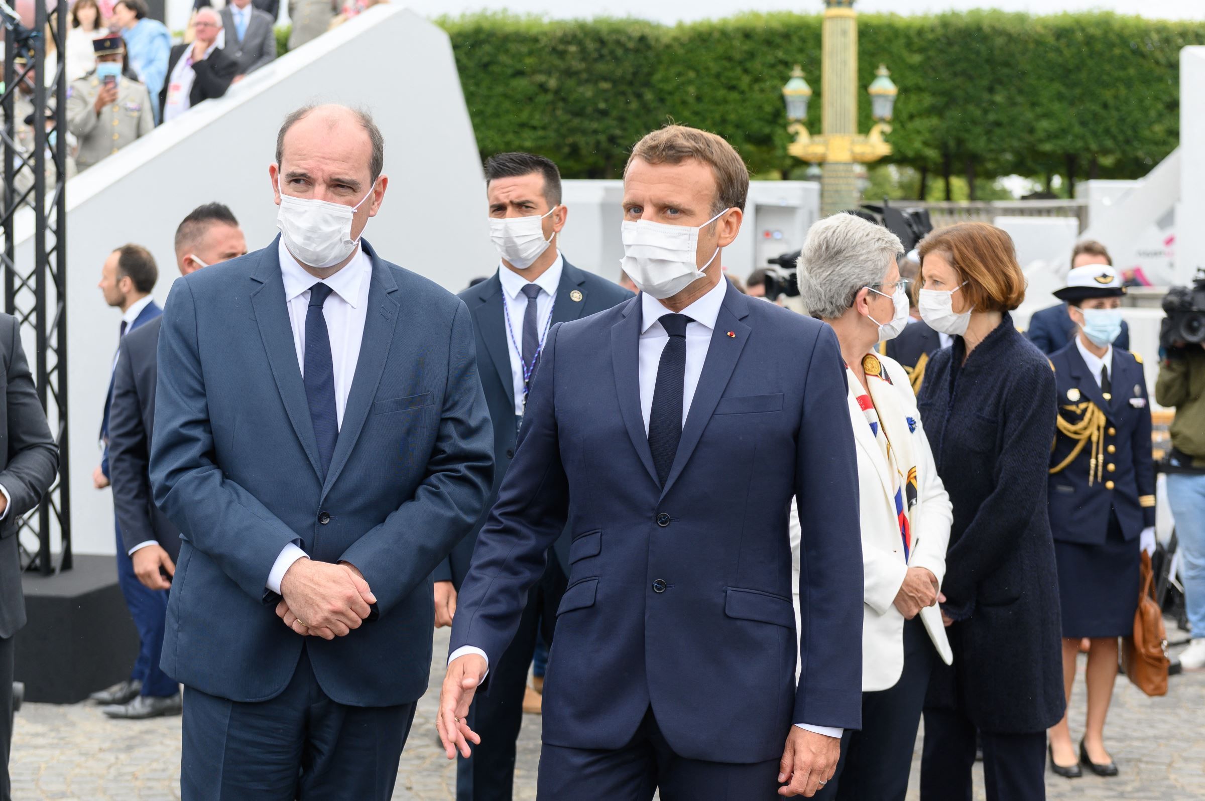 Emmanuel Macron et Jean Castex @Closer