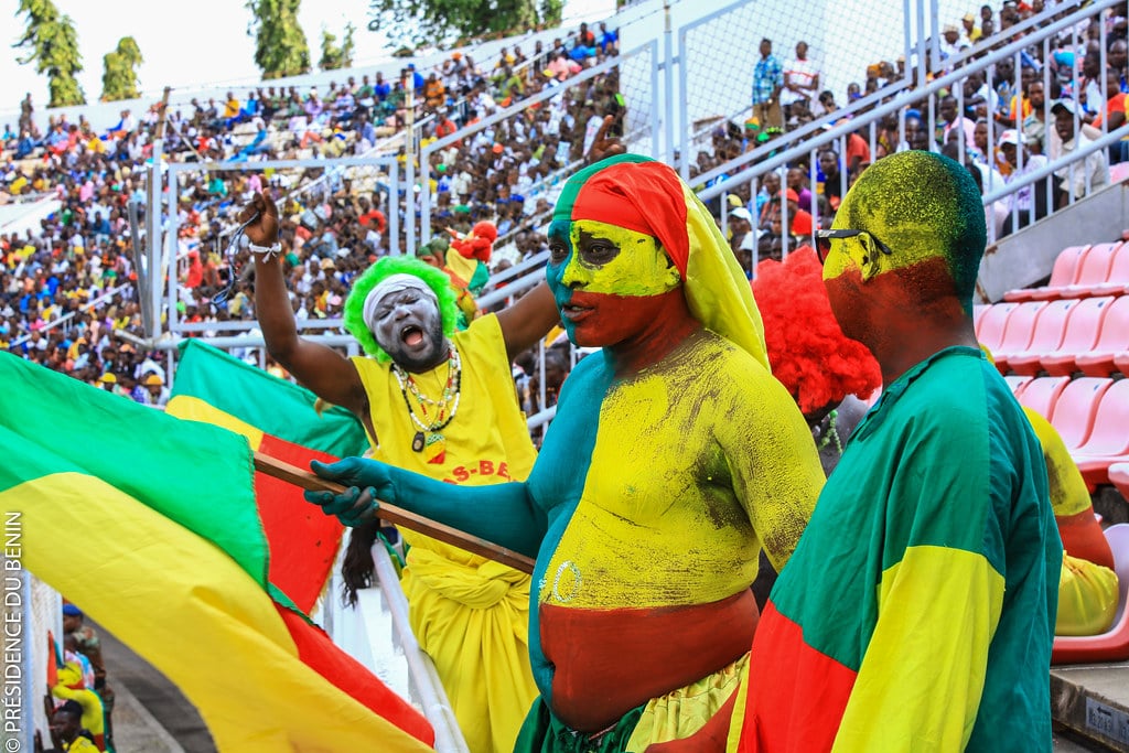 Les supporters béninois @ Présidence de la république