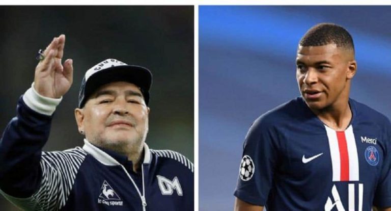 PSG: les mises en garde de Maradona à Kylian Mbappé