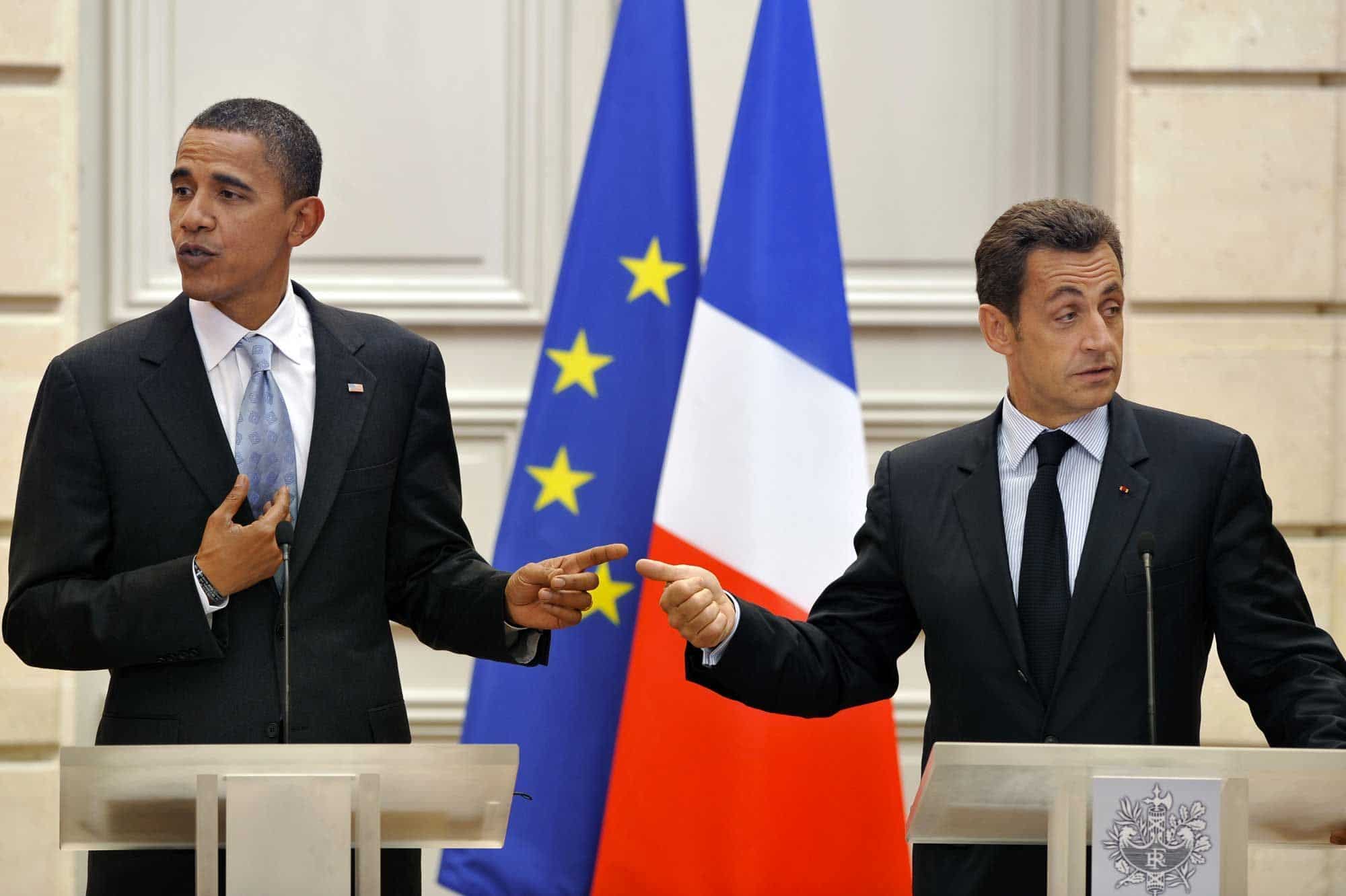 Barack Obama et Nicolas Sarkozy @ Parismatch