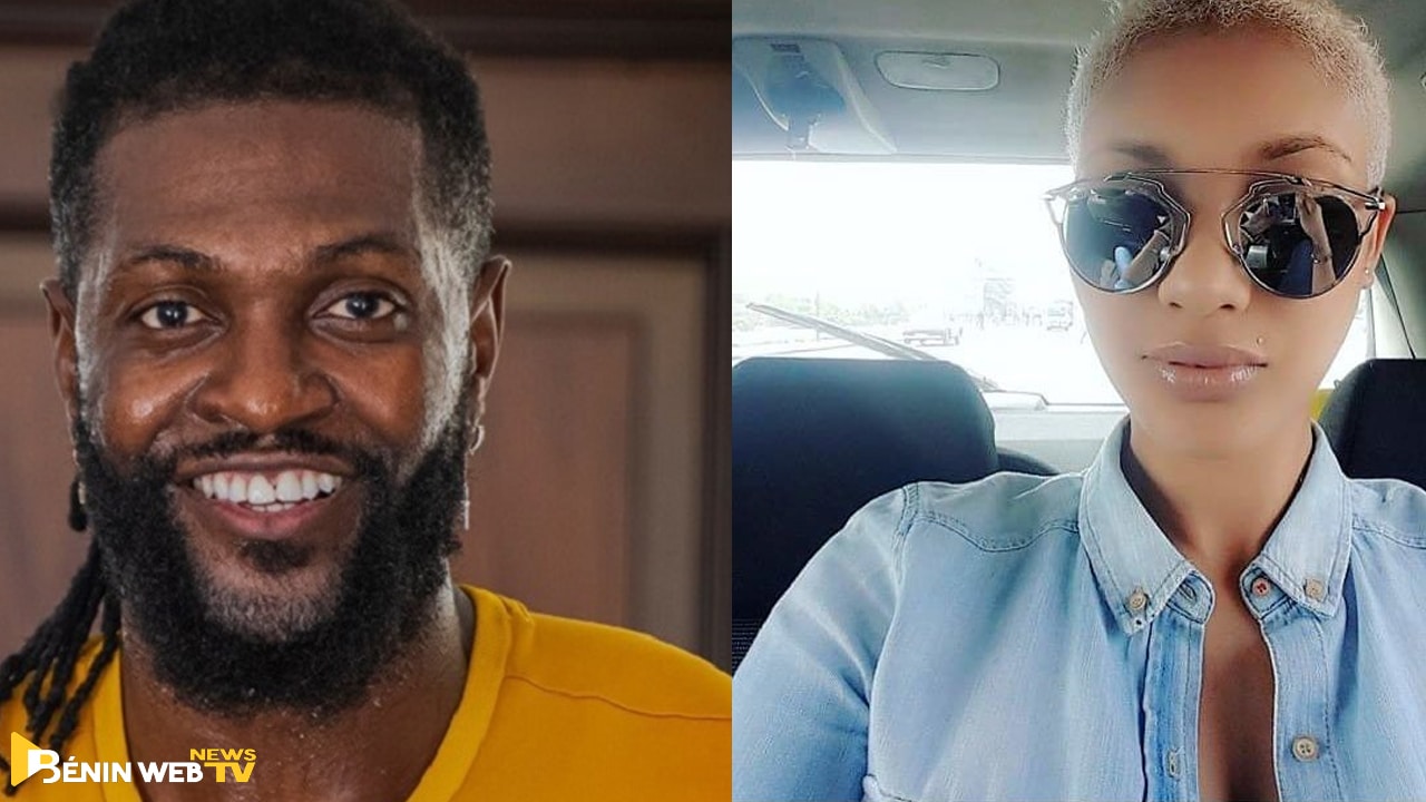 Emmanuel Adebayor et le mannequin Adja Diallo