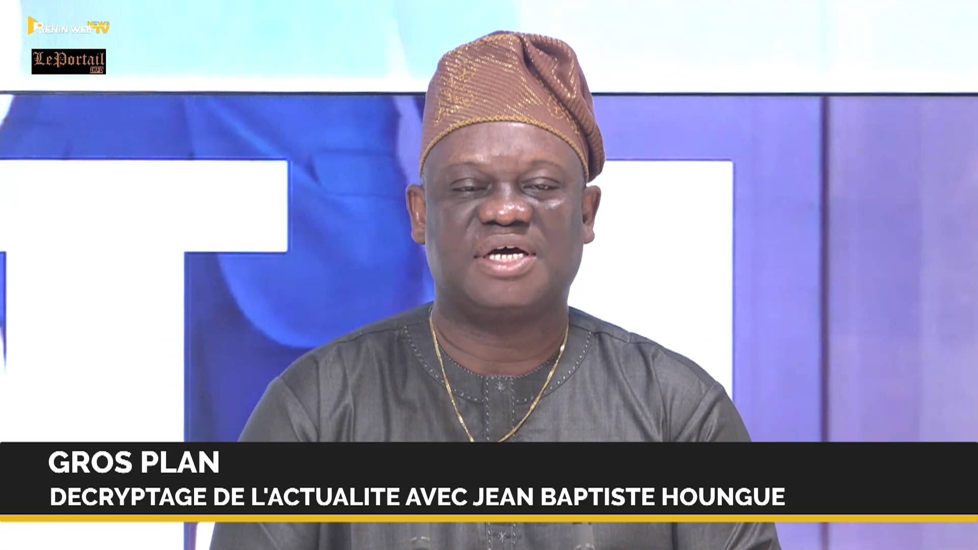 Jean-Baptiste Hounguè sur Gros Plan du dimanche 1er novembre 2020