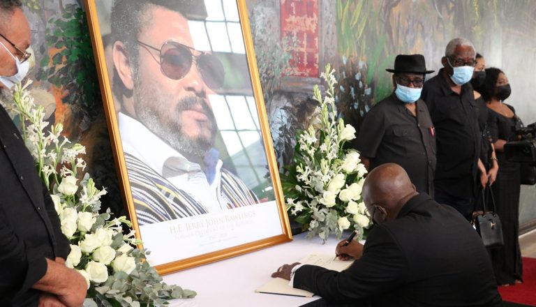 Ghana: Nana Akufo-Addo au domicile de feu Jerry Rawlings
