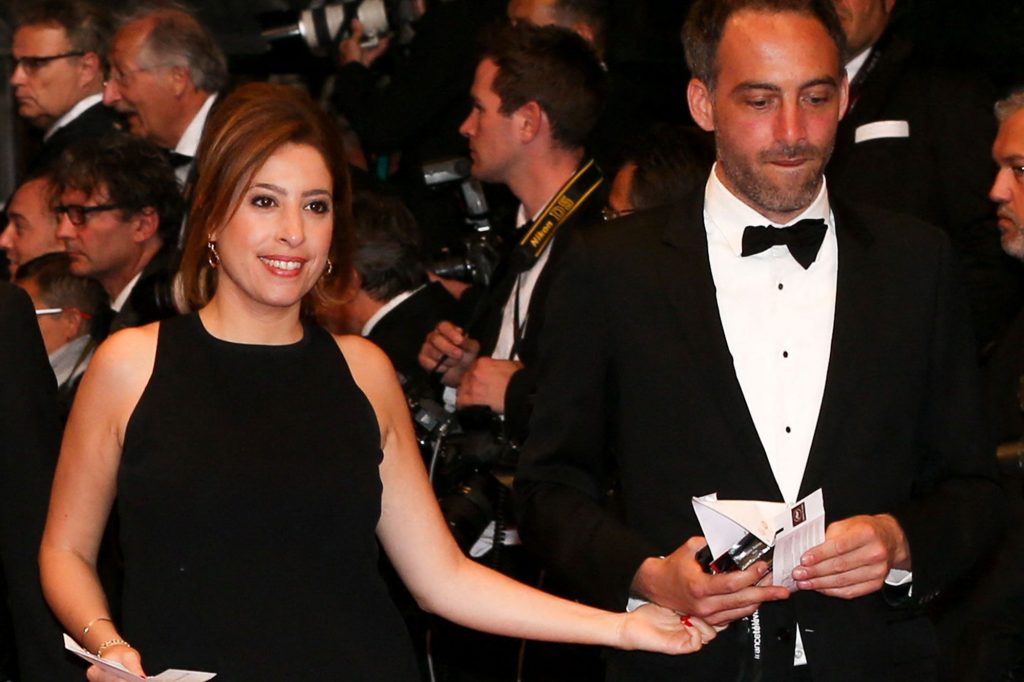 Léa Salamé et son compagnon Raphaël Glucksmann au festival de Cannes en mai 2017. Shootpix/ABACA