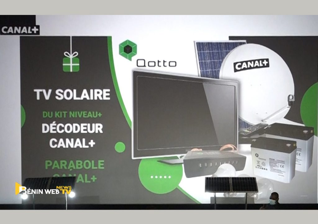 TV Solaire Qotto avec Canal +