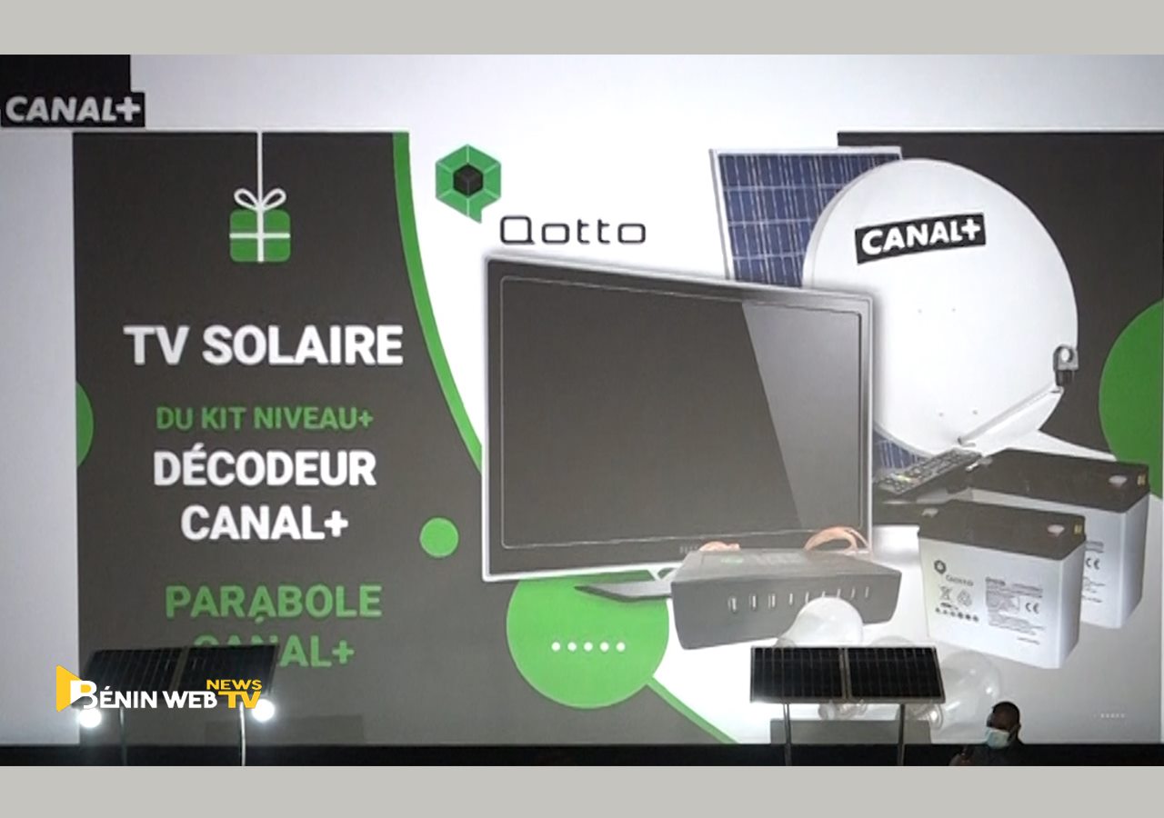 TV Solaire Qotto avec Canal +
