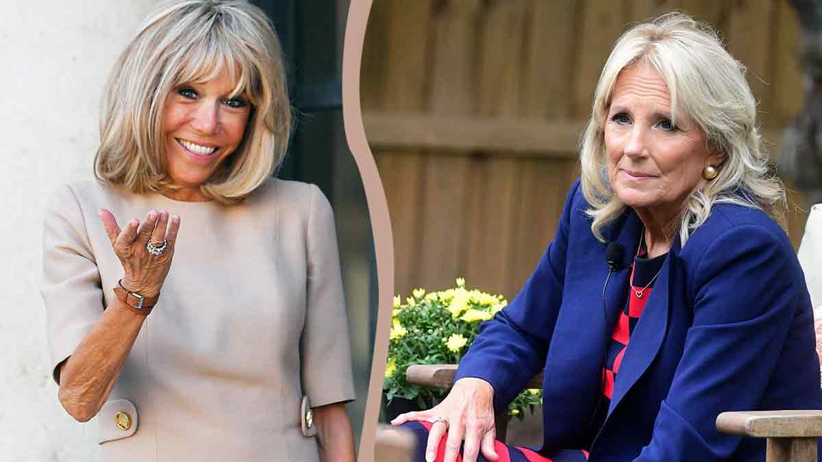 Brigitte Macron et Jill Biden
