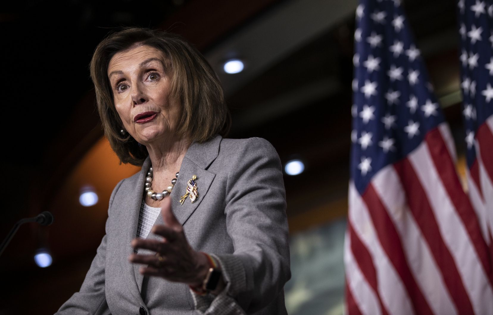 La cheffe démocrate du Congrès, Nancy Pelosi