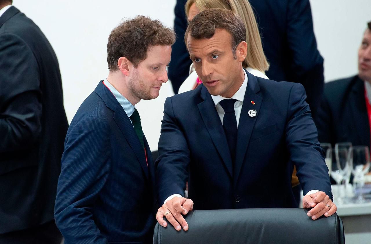 Clément Beaune et Emmanuel Macron @ Clément Beaune fait partie du jeune «commando européen» qui entoure Emmanuel Macron. AFP/Eliot Blondet