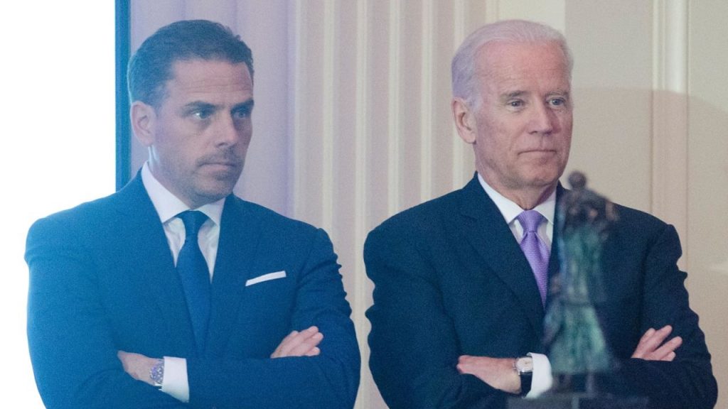 Hunter Biden et son père Joé @ CNN