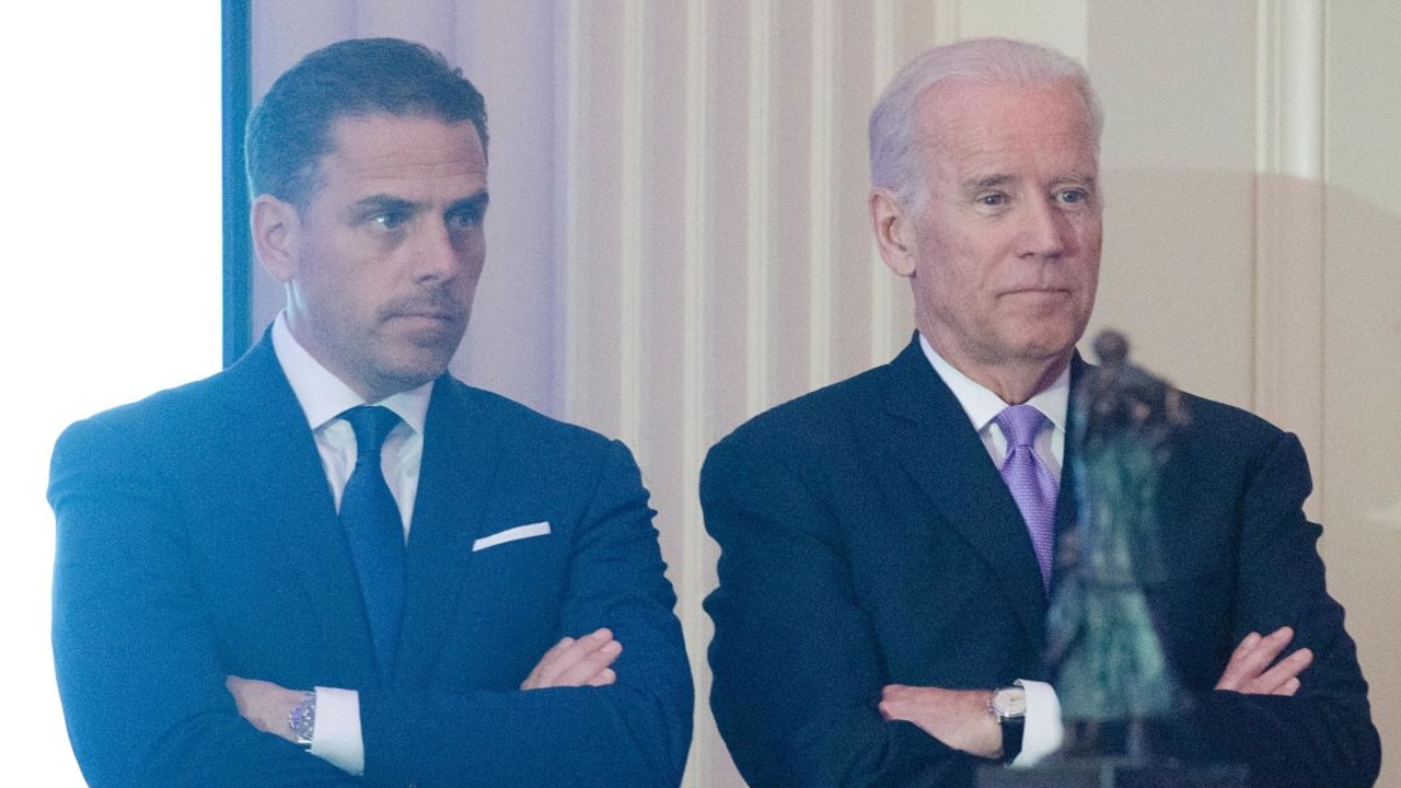 Hunter Biden et son père Joé @ CNN