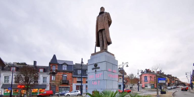 Belgique: une statue de Léopold II, « roi des voleurs », vandalisée