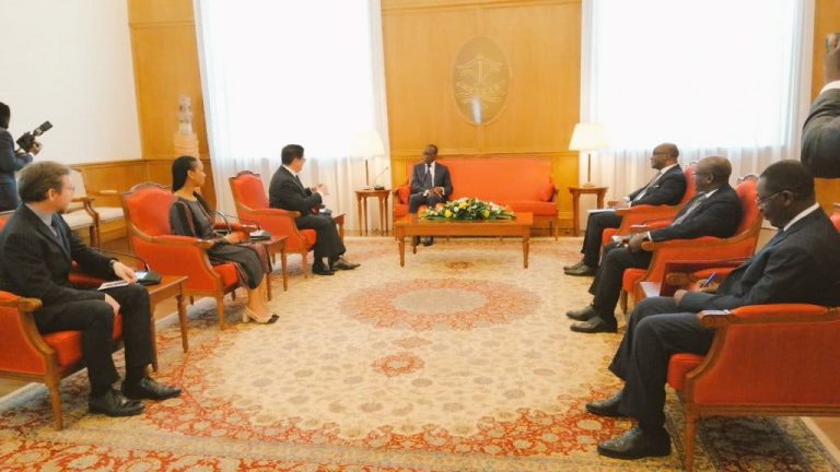 Bénin: Marc Vizy présente ses lettres de créance à Patrice Talon