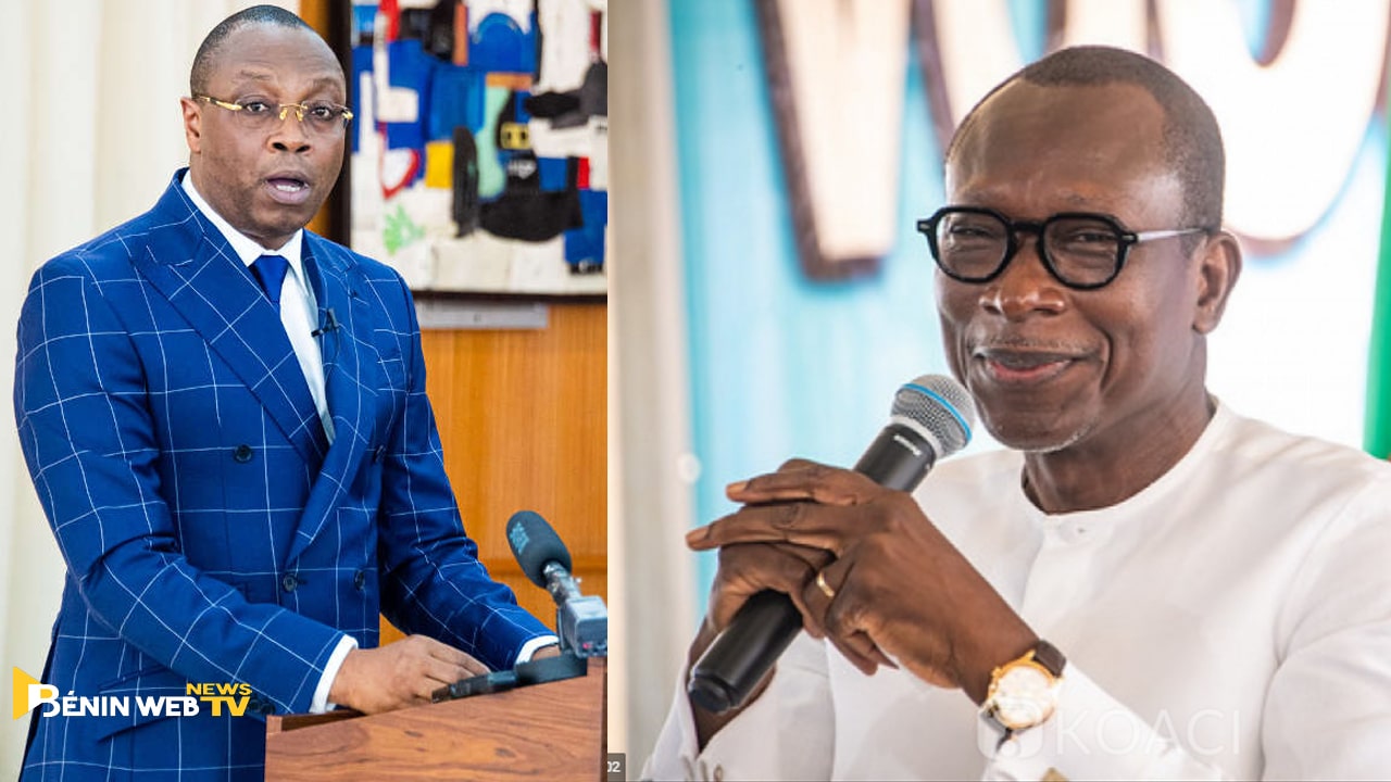Orounla et Patrice Talon @ présidence de la république