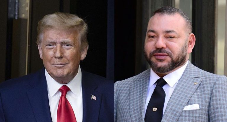 Donald Trump décerne la Légion du Mérite au roi  Mohammed VI du Maroc