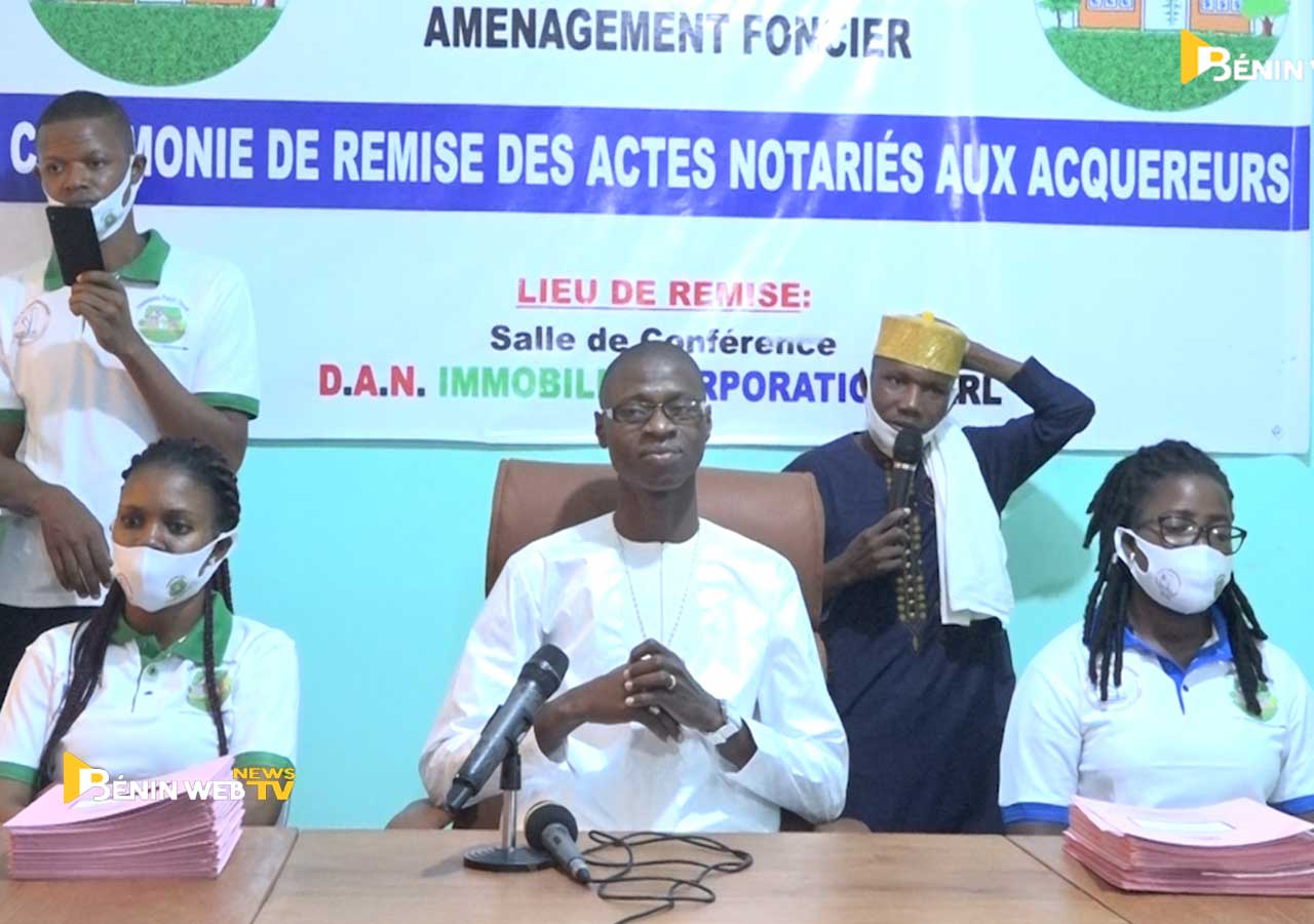 Bénin: remise des actes notariés aux acquéreurs de parcelles de DAN Immobilia Corporation