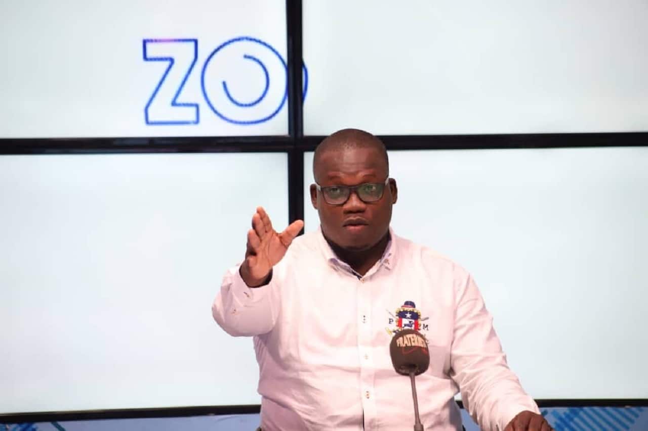 Franck Kpassassi sur le plateau de Canal 3 Bénin, dans l'émission "Zone Franche" du dimanche 17 janvier 2021