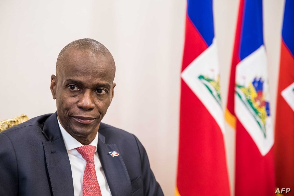 Le président de la république haïtienne, jovenel moïse