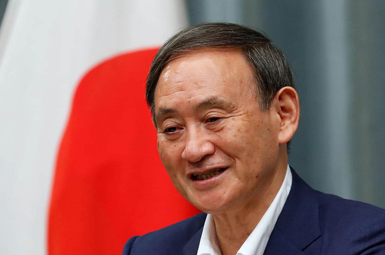 Le nouveau Premier ministre,Yoshihide Suga, le 14 septembre 2020, à Tokyo (Japon).
