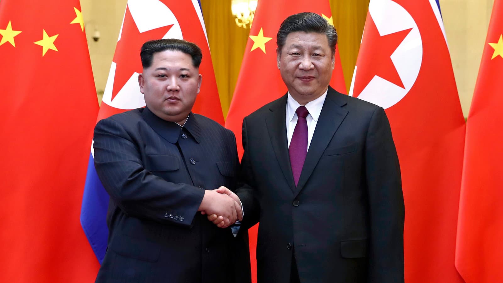 Le dirigeant nord-coréen Kim Jong Un en visite à Béijing chez le président chinois Xi Jinping