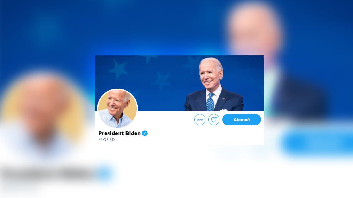 Le président actuel Joe Biden a restauré le compte Twitter utilisé par Donald Trump
