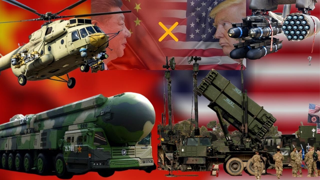 illustration d'un jeu de guerre entre la Chine et les Etats-Unis