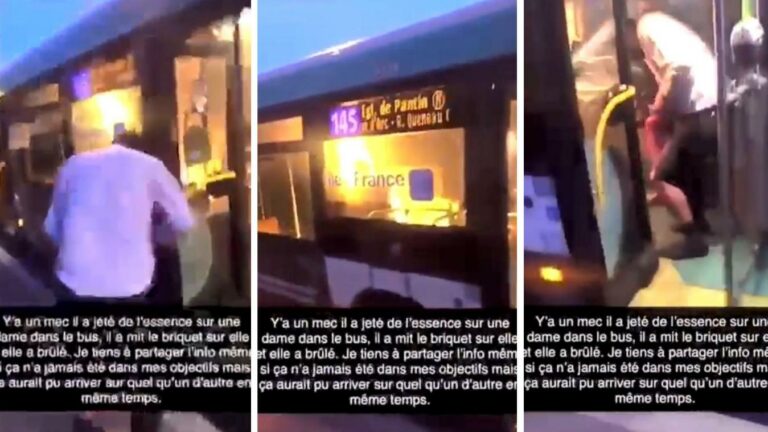 Drame en France: il asperge d’essence et met le feu à une passagère d’un bus