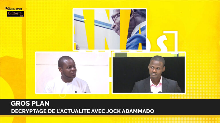 Gros Plan avec Jock Adammado, président du parti « Le Benin En Marche »