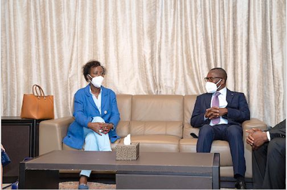 La Secrétaire Générale de l’OIF, Louise Mushikiwabo en visite de travail au Togo