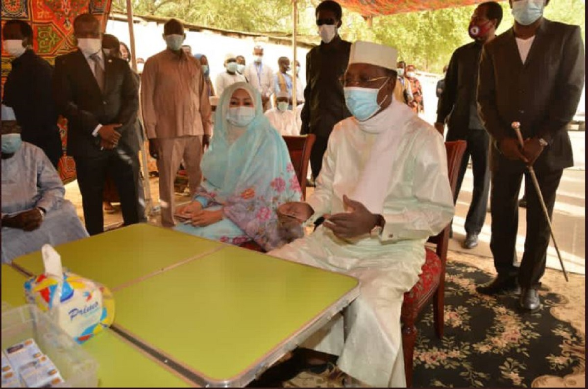 Le président Idriss Deby et la Première Dame du Tchad