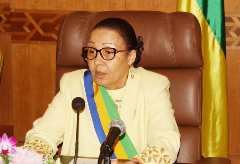 Gabon: Lucie Milebou Aubusson réélue présidente du Sénat