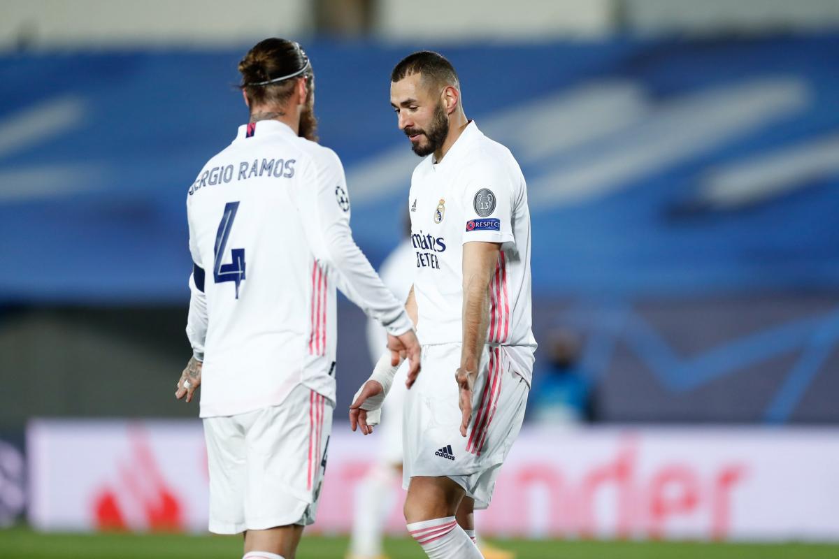 deux cadres du real de retours a l'entrainement