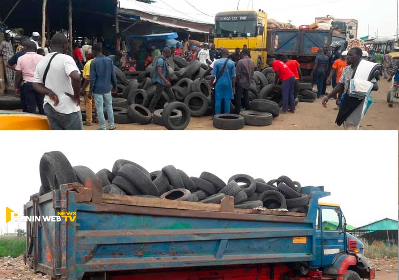Bénin: une gigantesque opération de ramassage de pneus usagers lancée à Cotonou