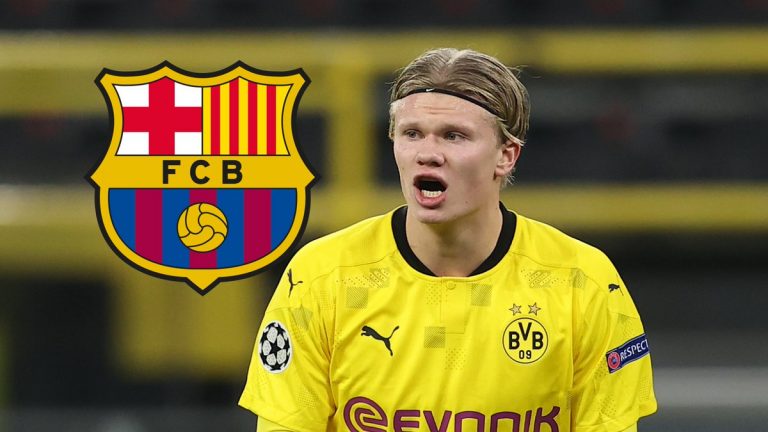 Barça : le clan Erling Haaland est à Barcelone