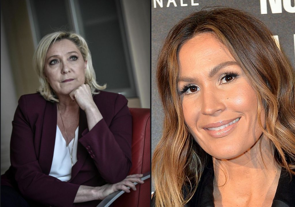 Marine Le Pen et Vitaa @ Montage